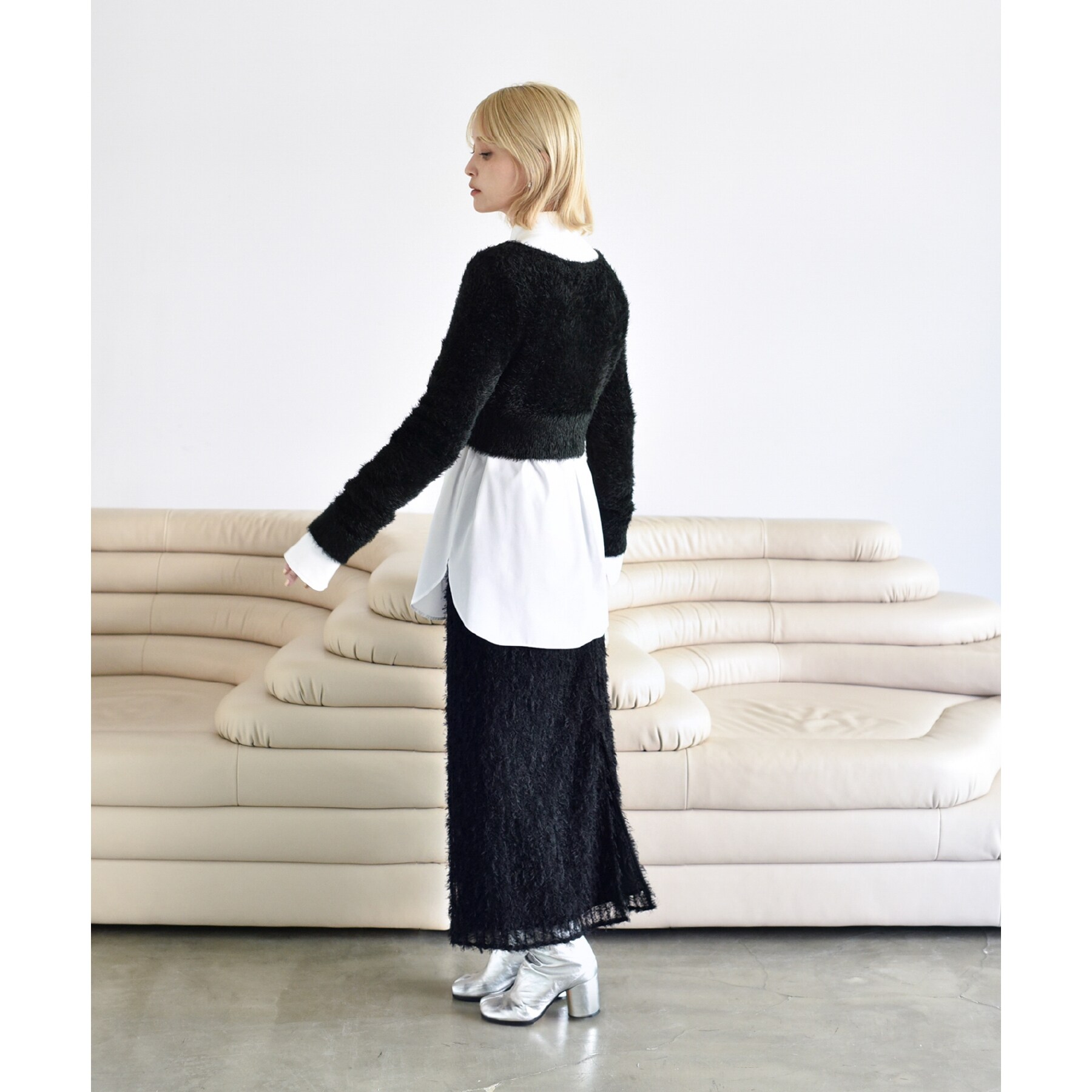 CODE A ｜ feather long skirt|DRESSTERIOR(ドレステリア)の通販