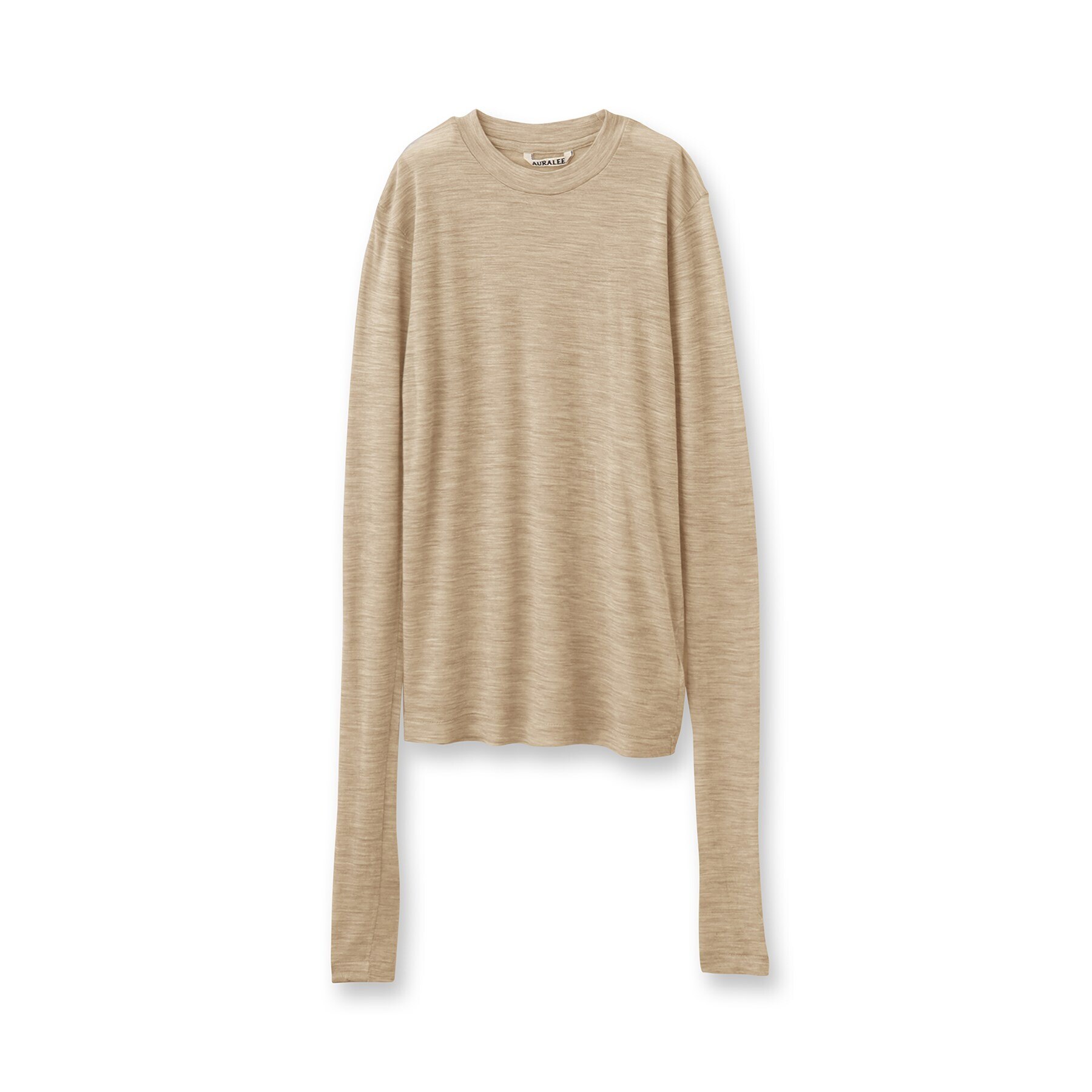 ◇AURALEE（オーラリー）SUPER SOFT WOOL SHEER JERSEY L／S TEE