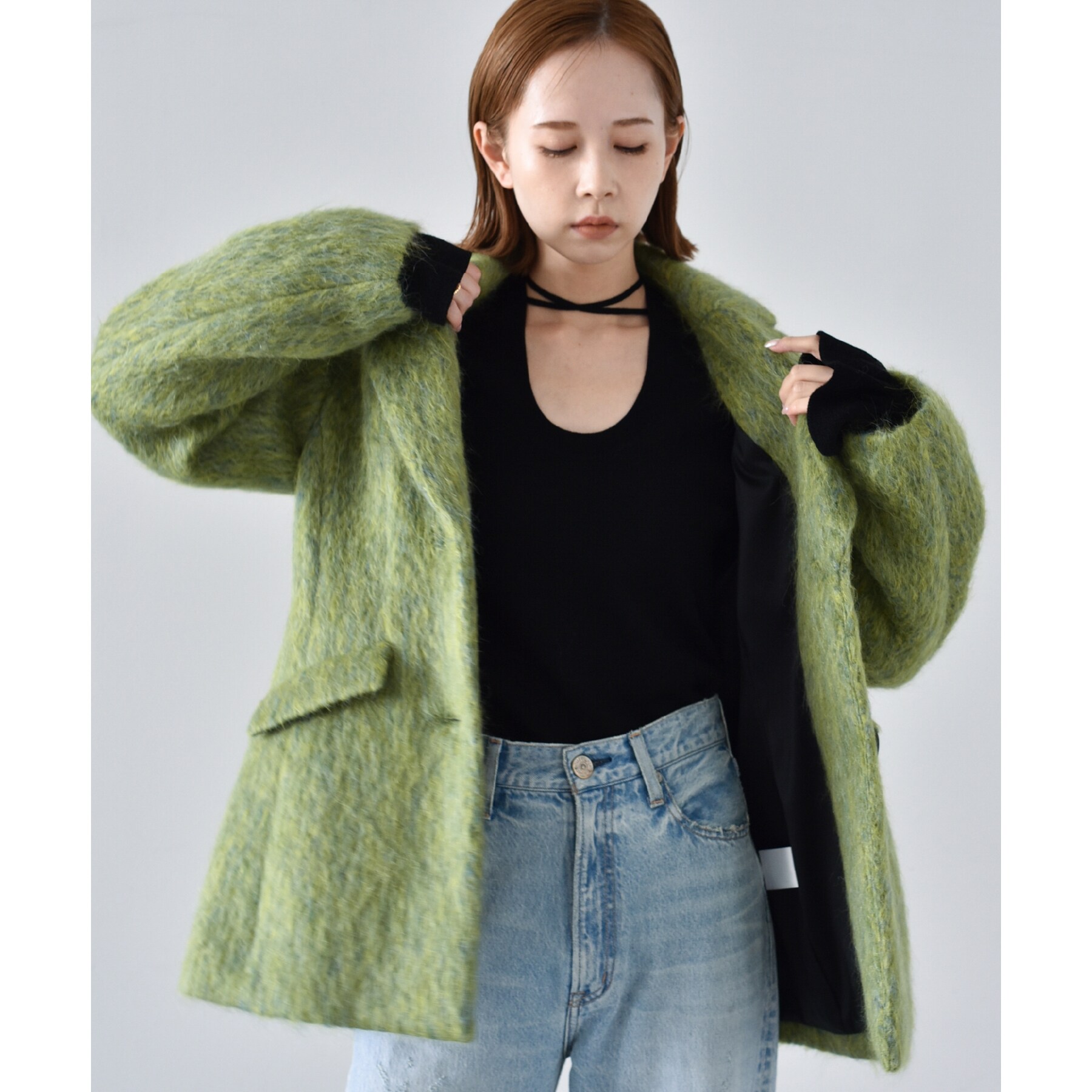 CODE A | waist shape shaggy coat|DRESSTERIOR(ドレステリア)の通販