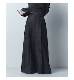 CODE A｜pleated wide leg trousers