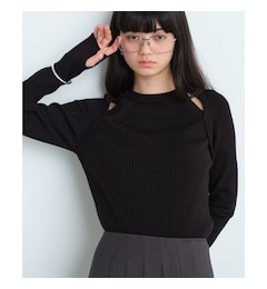 CODE A｜shoulder slit pullover