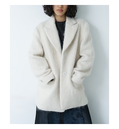 CODE A｜shaggy jacket coat