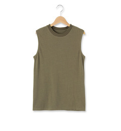 【オゾック/OZOC】 梨地ノースリプルオーバー [3000円(税込)以上で送料無料]