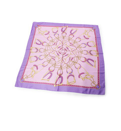 【オゾック/OZOC】 チェーン柄大判スカーフ [3000円(税込)以上で送料無料]