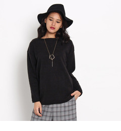 【オゾック/OZOC】 ドロップショルダーニットプルオーバー [3000円(税込)以上で送料無料]