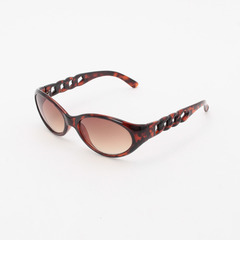 【グローブ/grove】 チェーンテンプルカラーサングラス [3000円(税込)以上で送料無料]