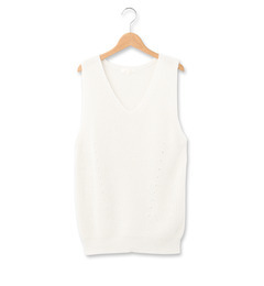 【グローブ/grove】 Vネックニットベスト [3000円(税込)以上で送料無料]