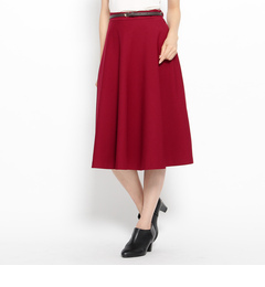 【グローブ/grove】 ベルト付きミモレ丈スカート [3000円(税込)以上で送料無料]