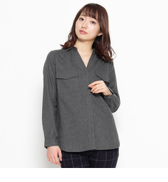 【グローブ/grove】 コットンスキッパーシャツ [3000円(税込)以上で送料無料]