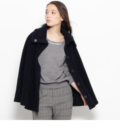 【グローブ/grove】 ストレッチ衿ビジューニットソー [3000円(税込)以上で送料無料]