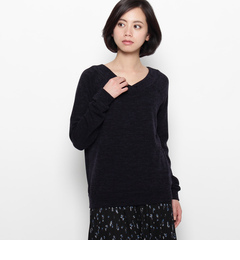 【グローブ/grove】 2WAYニットソープルオーバー [3000円(税込)以上で送料無料]