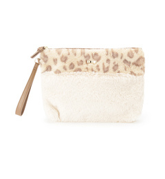 【グローブ/grove】 バイカラーフェイクファーポーチ [3000円(税込)以上で送料無料]