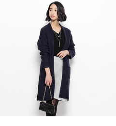 【グローブ/grove】 表起毛ロングカーディガン [3000円(税込)以上で送料無料]