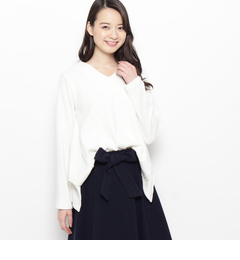 【グローブ/grove】 イレギュラーヘムプルオーバー [3000円(税込)以上で送料無料]