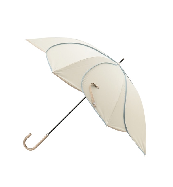 モテ系メンズファッション|【グローブ/grove】 because 遮光バイカラーパイピングパラソル長傘