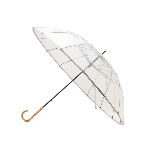 モテ系メンズファッション|【グローブ/grove】 16K プラスティックパイピング 長傘雨傘 ビニール傘