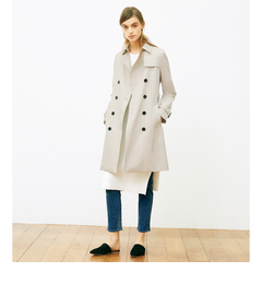 【インディヴィ/INDIVI】 【VERY4月号掲載】【撥水・花粉付着防止・軽量蓄熱保温】ベーシックトレンチコート [送料無料]