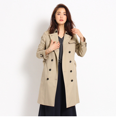 【インディヴィ/INDIVI】 【VERY4月号掲載】[S]【撥水・花粉付着防止・軽量蓄熱保温】ベーシックトレンチコート [送料無料]