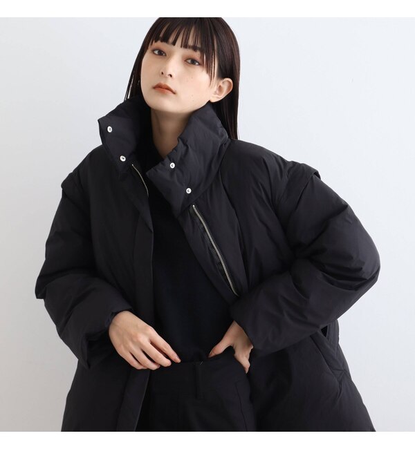 トレンド!/クロップド丈】中綿ブルゾンコート|INDIVI(インディヴィ)の通販｜アイルミネ