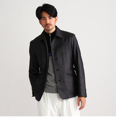 【タケオキクチ/TAKEO KIKUCHI】 カバーオールブルゾン Coated ultrasuede（R） [送料無料]