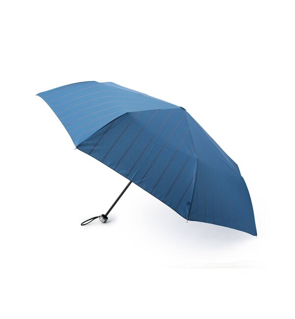 ＜アイルミネ＞【タケオキクチ/TAKEO KIKUCHI】 耐風コンパクトストライプ 折りたたみ傘