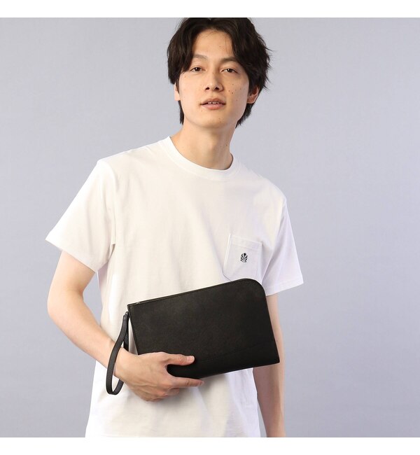 WEB LIMITED】ブラック×ブラック レザー クラッチバッグ|TAKEO KIKUCHI(タケオキクチ)の通販|アイルミネ WEB LIMITED】ブラック×ブラック レザー クラッチバッグ|TAKEO KIKUCHI(タケオキクチ)の通販|アイルミネ