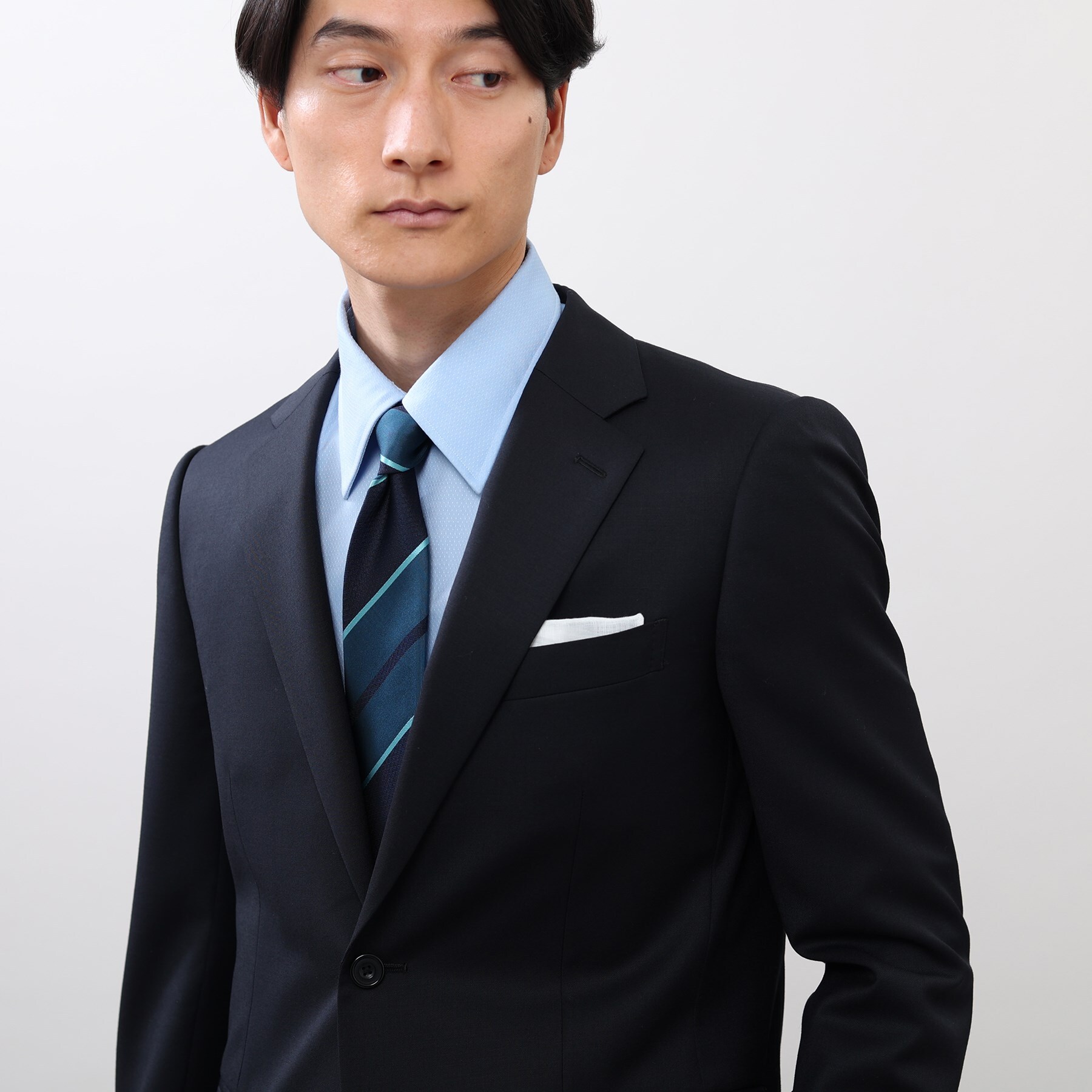 【DORMEUIL最高級生地】TAKEO KIKUCHI スーツ　ネイビー　3チーターのアパレル部屋へ