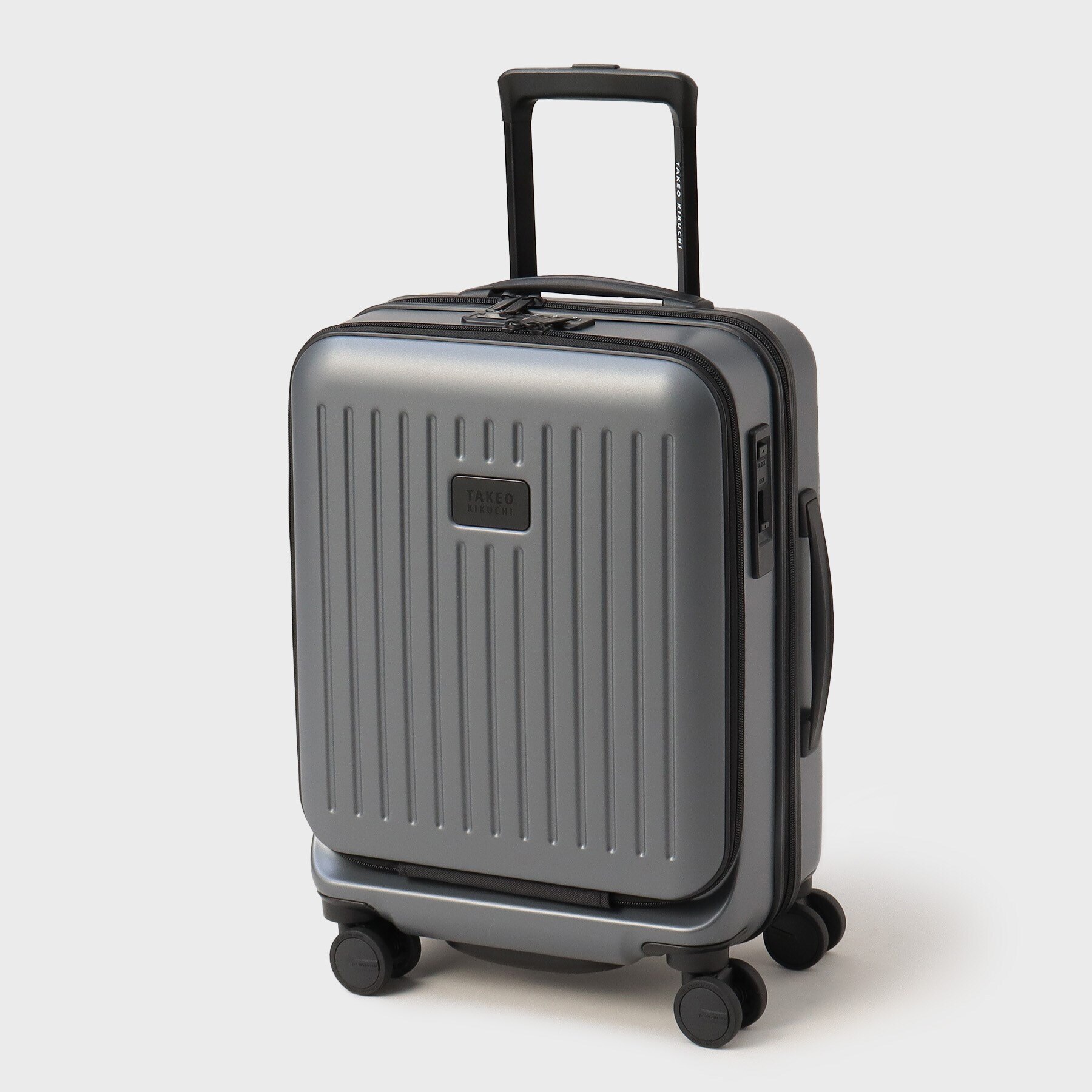 CITY BLACK】スーツケース Sサイズ(フロントオープン式）|TAKEO