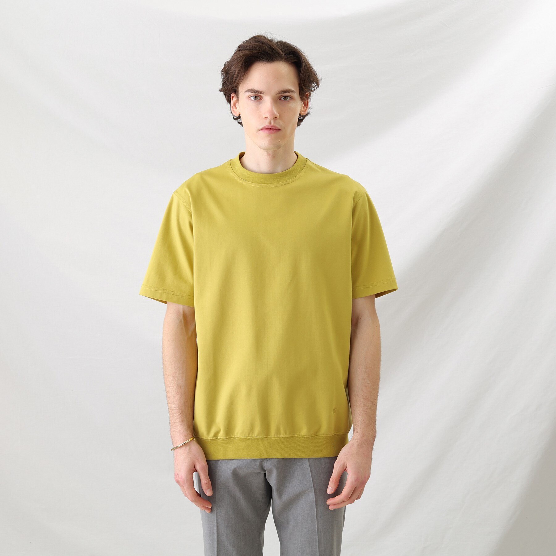 Sサイズ~/抗菌防臭】ハイゲージポンチ Tシャツ|TAKEO KIKUCHI