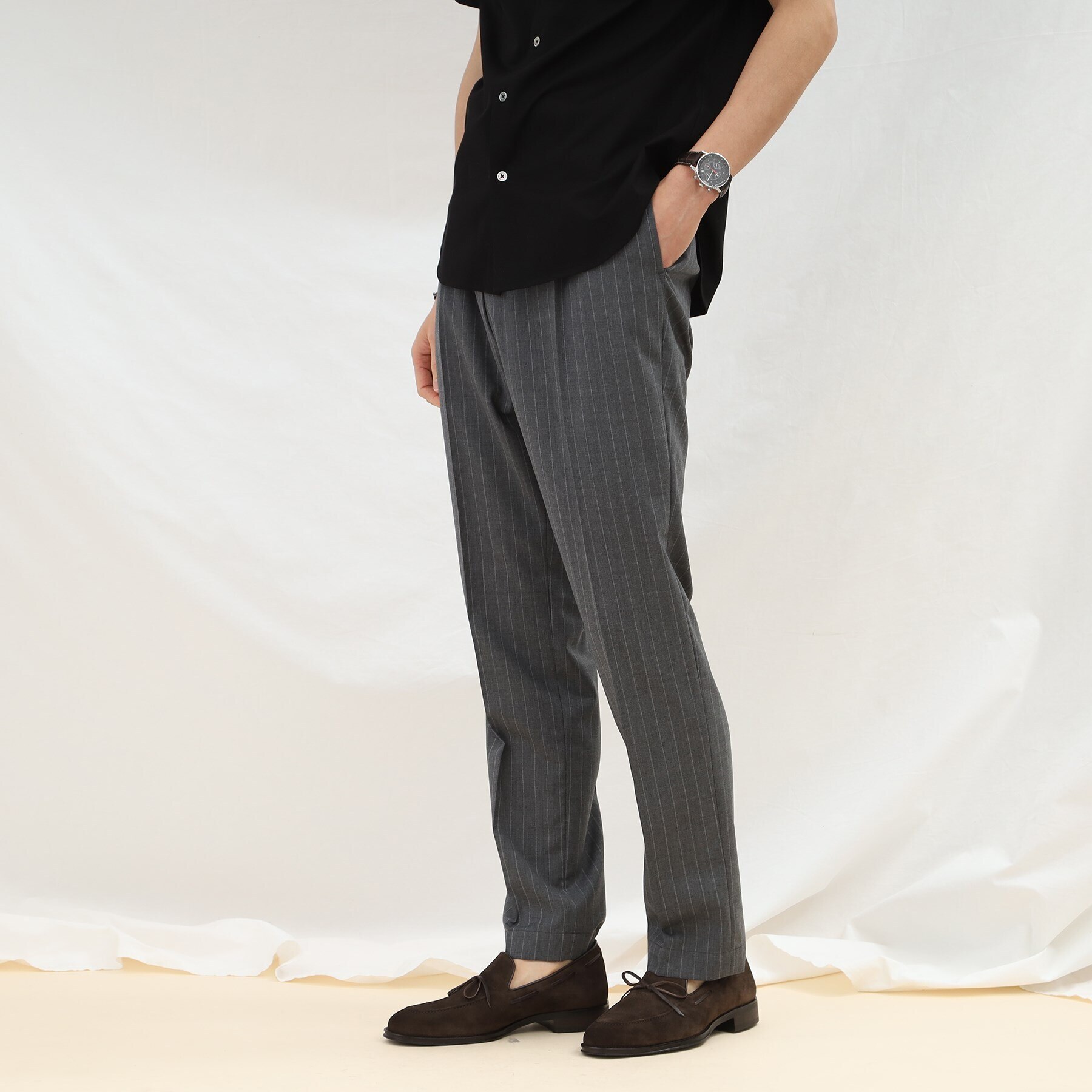 ワイドストライプ ドレス パンツ|TAKEO KIKUCHI(タケオキクチ)の通販