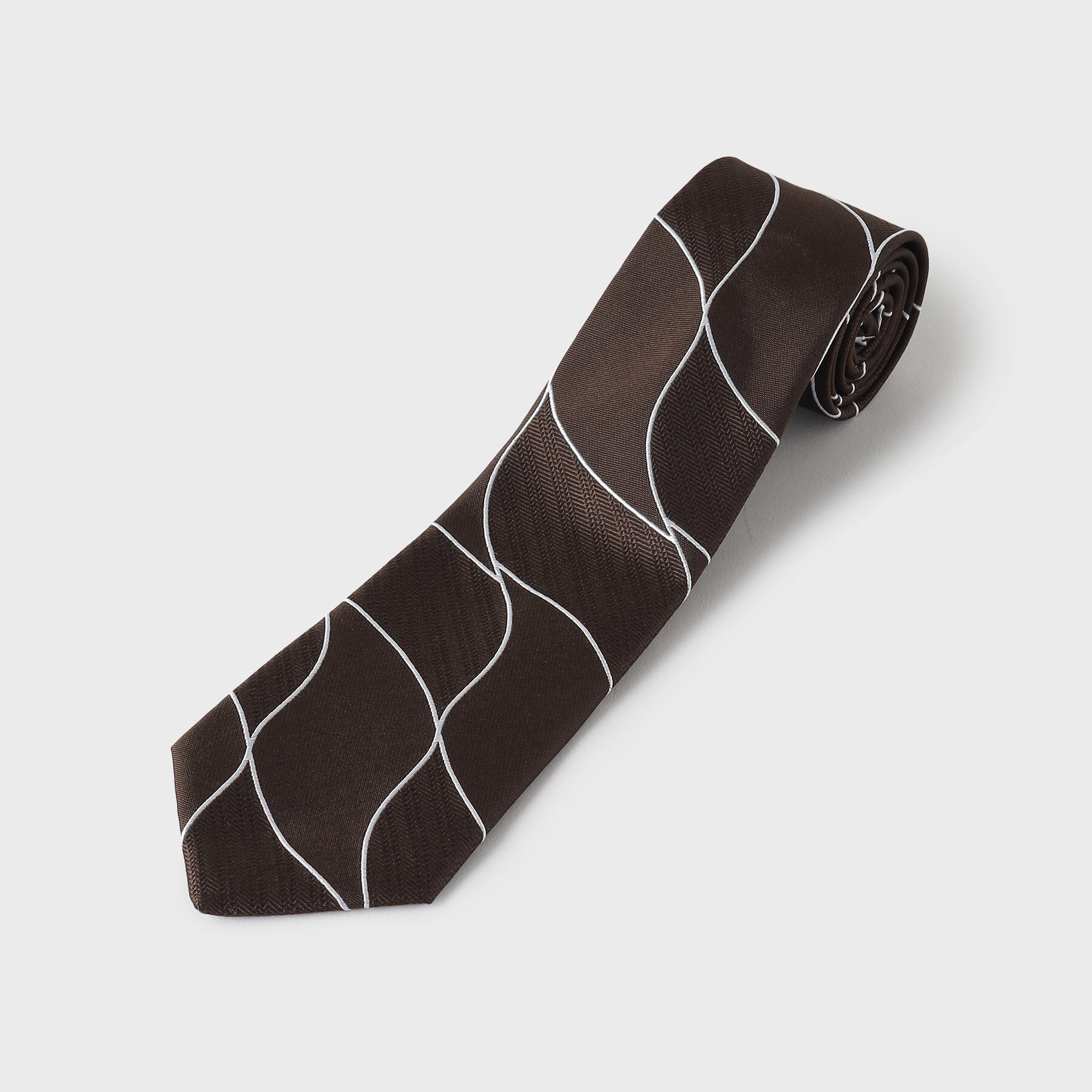 縁起の良いネクタイ】 分銅繋ぎ紋シルクタイ|TAKEO KIKUCHI