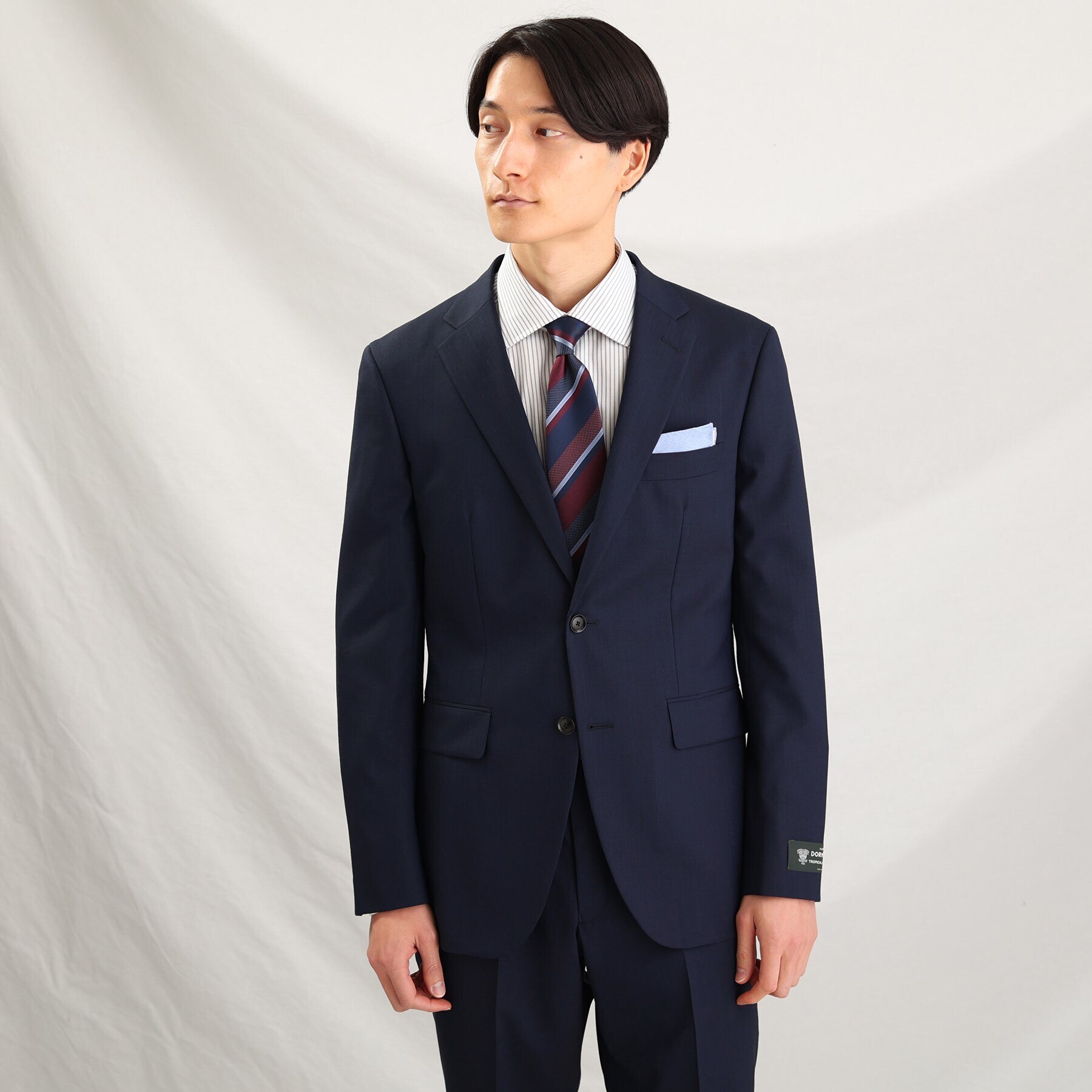 DORMEUIL】リップストップ カラー スーツ|TAKEO KIKUCHI(タケオキクチ