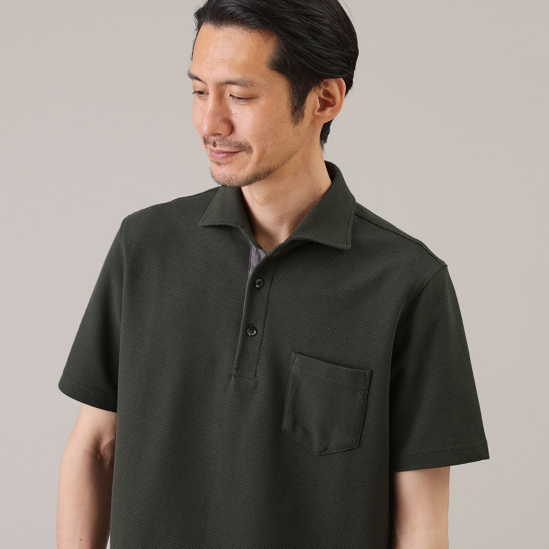 抗菌防臭／7色5サイズ展開】ハニカムメランジ ポロシャツ|TAKEO KIKUCHI(タケオキクチ)の通販｜アイルミネ