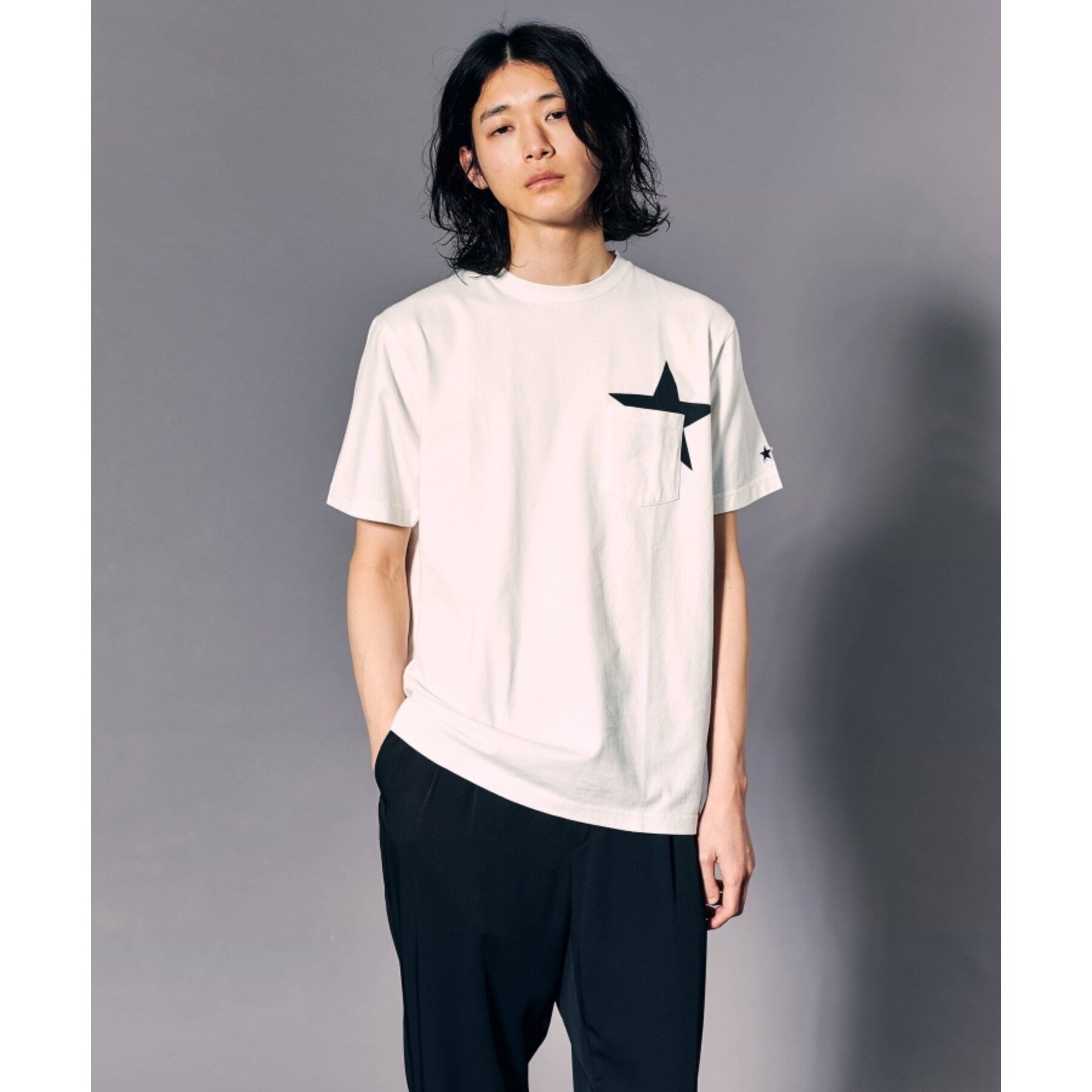 スタープリント半袖Tシャツ|tk.TAKEO KIKUCHI(ティーケー タケオキクチ