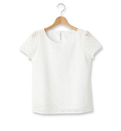 【インデックス/index】 リトルフラワー総レースプルオーバー [3000円(税込)以上で送料無料]