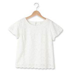 【インデックス/index】 バルーン袖レースプルオーバー [3000円(税込)以上で送料無料]