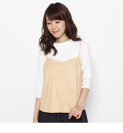 【インデックス/index】 フェイクスエードキャミソール [3000円(税込)以上で送料無料]