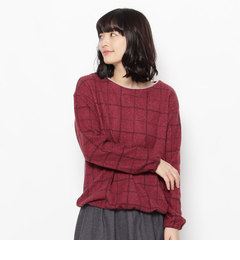 【インデックス/index】 ウィンドウペンバルーンプルオーバー [3000円(税込)以上で送料無料]