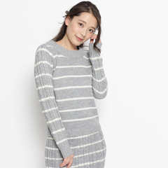 【インデックス/index】 袖ケーブルニットプルオーバー [3000円(税込)以上で送料無料]