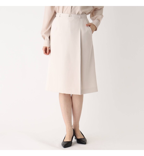 【インデックス/index】 【セットアップ対応】ダブルクロス ラップタイトスカート