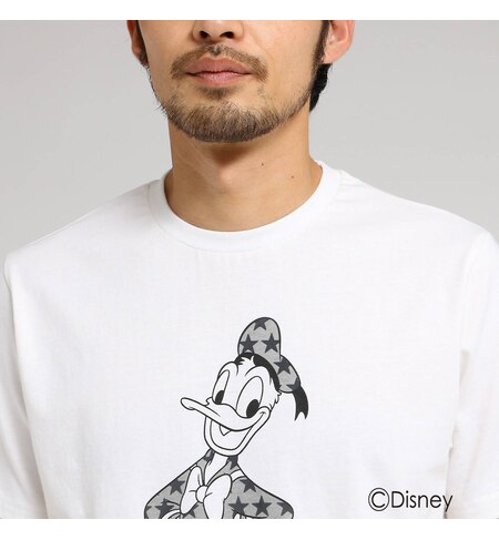 Web限定 Disney ディズニー Tシャツ シルエット 星柄 半袖tシャツ ドナルドダック トップス ベース ステーション Base Station の通販 アイルミネ