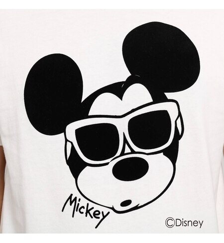 Web限定 Disney ディズニー Tシャツ サングラス 半袖tシャツ ミッキーマウス トップス ベース ステーション Base Station の通販 アイルミネ