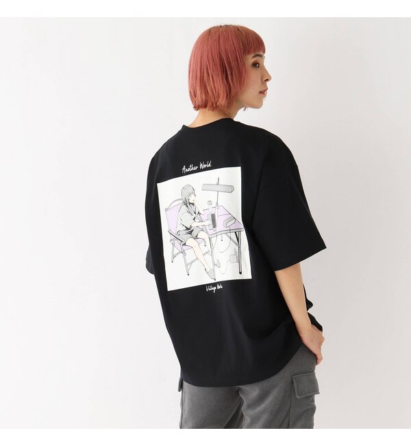 イラストレーター Mar 限定 バックプリント半袖tシャツ Base Station ベース ステーション の通販 アイルミネ