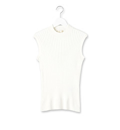 【AG バイアクアガール/AG by aquagirl】 レーヨンリブノースリーブニット [3000円(税込)以上で送料無料]