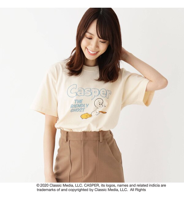 Casper キャラクタープリントtシャツ Opaque Clip オペークドットクリップ の通販 アイルミネ