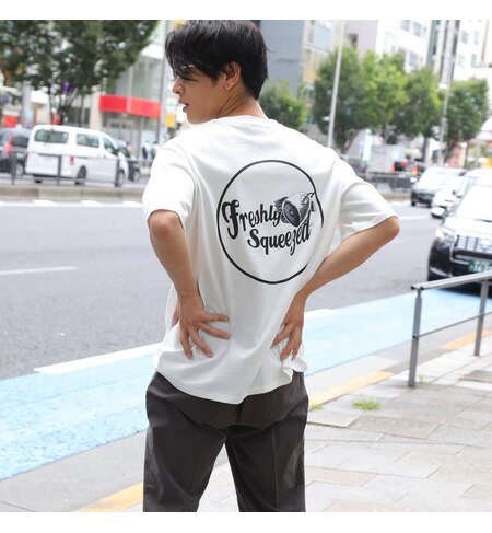 Exclusive Freshly Squeezed Music バックロゴtシャツ 一部店舗限定 Unisex Opaque Clip オペークドットクリップ の通販 アイルミネ