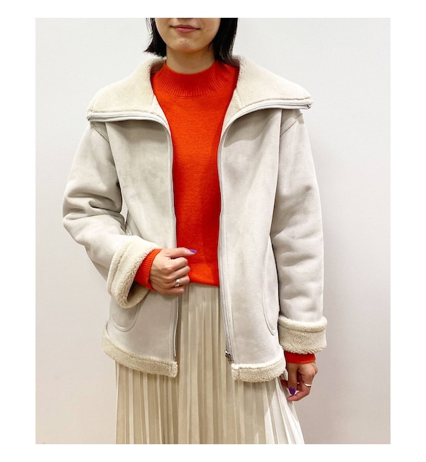 激安正規品 オゾック リバーシブル ムートン風 ジャケット リール