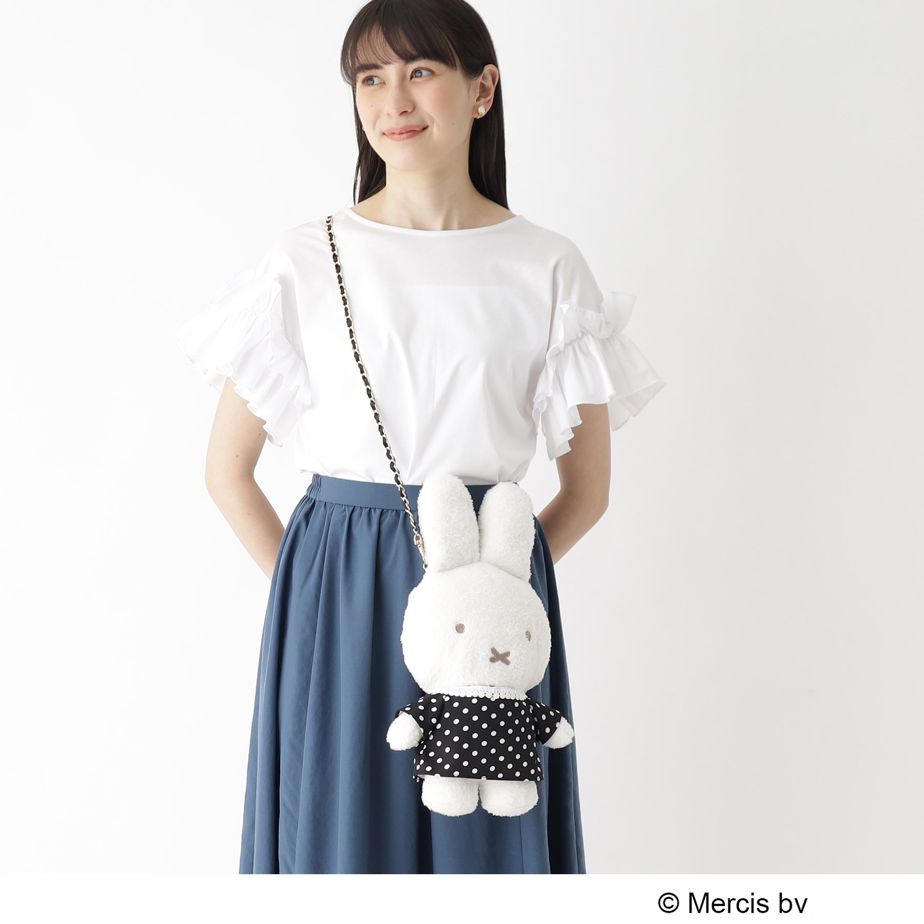 コラボ OPAQUE.CLIP×miffy ドールバッグ 小 ベビーピンク 新品-