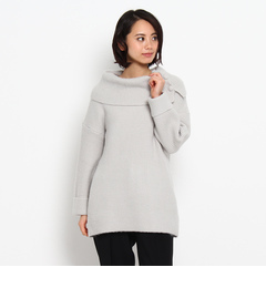 【クチュール ブローチ/Couture brooch】 オフタートルリブニットプルオーバー [3000円(税込)以上で送料無料]