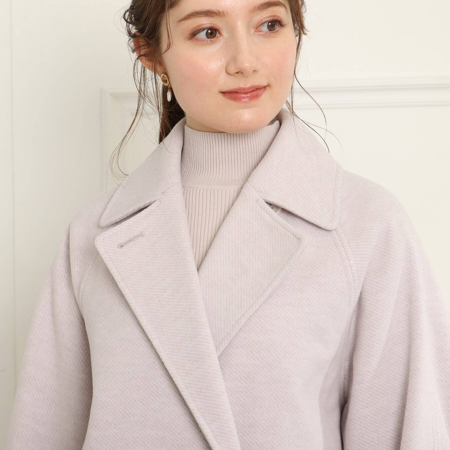杢見えPコート|Couture brooch(クチュール ブローチ)の通販｜アイルミネ